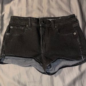 American eagle black shorts